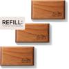 imageDrift Car Air Freshener  Wood Air Freshener  Car Odor Eliminator  Teak Scent Starter KitTeak Scent3 Pack Refill