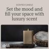 imageDrift Teak Scented Candle  Home Decor  Fragrance Oil Candle  60 Day Burn Time  105 ozAmber