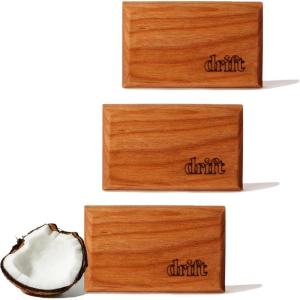 imageDrift Car Air Freshener  Wood Air Freshener  Car Odor Eliminator  Teak Scent Starter KitCabana  3 Pack Refill