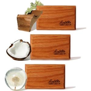 imageDrift Car Air Freshener Starter Kit  Wooden Deodorizer  Vehicle Odor Remover  Auto Scent Diffuser  LongLasting Car Freshening  Variety 3 Pack