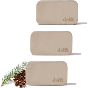 imageDrift Holiday 2025 Stone Air Freshener Starter Kit  The Original Stone Air Freshsener  Car Odor Eliminator  Long Lasting Car Scent  Gingerbread Frosted Spruce and Holiday SpicePine3 Pack Refill